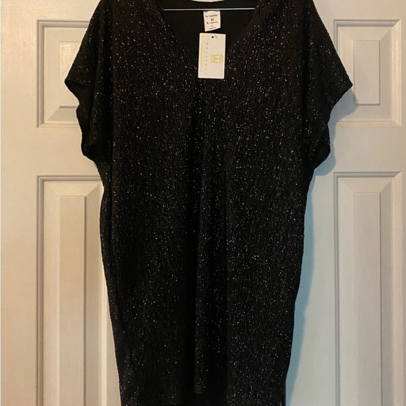 Gliter Black Dress - Picture 2 of 5
